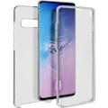 Miniatyrbillede 1 af 4: Beskyttelsesetui - Samsung - Galaxy S10 - Stiv - Gennemsigtig silikone - 360° Transparent