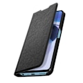 Miniatyrbillede 2 af 5: Realme C35 og Narzo 50A etui - BIGBEN - Stiv ryg - Videostøtte - Imiteret læder - Sort Svart