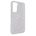 Pikkukuva 2 / 5: Samsung S21 FE Glitter Leaf irrotettava puolijäykkä silikonikotelo, hopea Silver
