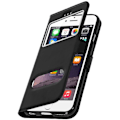 Miniatyrbillede 2 af 4: iPhone 6/iPhone 6S-etui - MÆRKE - Klapetui - Øko-læder - Sort - Støttefunktion Svart
