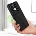 Pikkukuva 3 / 5: Oppo Reno 8 Pro 5G -kotelon korttitelineen videotuki 100 % kierrätettävä Myway Black Svart
