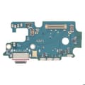 USB-C laddningskontakt för Galaxy S25 FE med SIM-kortläsare och blå mikrofon Blå