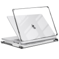Miniatyrbillede 1 af 6: Komplet etui til MacBook Pro 14 2023 - SUPCASE - Stødsikker - Gennemsigtig sort Svart