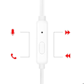 Miniatyrbillede 3 af 5: OnePlus USB C Kablede Høretelefoner med Indbygget Kontrolknap OnePlus Hvid Vit