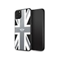 Miniatyrbillede 1 af 3: Etui til iPhone 11 Pro Max - MINI - Union Jack mønster - TPU - Hvid / Sort Svart