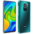 Pikkukuva 1 / 4: Kotelo - AVIZAR - Xiaomi Redmi Note 9 - Joustava silikoni - Ultraohut - Läpinäkyvä valkoinen Vit