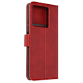 Pikkukuva 1 / 6: Kotelo Xiaomi Redmi Note 13 5G lompakkotelineelle Vintage Style Burgundy Röd