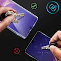 Pikkukuva 3 / 6: Elokuva Galaxy S10 Lite 9H Kova Lasi Mustalla Reunalla Läpinäkyvä Svart