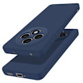 Miniatyrbild 2 av 5: Coque - AVIZAR - Oppo Reno 12F - Semihård - Soft-touch - Antitrace - Mörknatt Blå