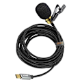 Miniatyrbillede 2 af 2: Mikrofon cravate USB-C - LinQ - Omnidirektionel lyd - 3m - Sort