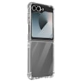 Pikkukuva 1 / 5: Suojakuori Samsung Galaxy Z Flip 6:lle - AVIZAR - Iskunkestävät joustavat vahvistetut kulmat - Läpinäkyvä Transparent