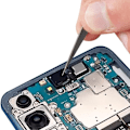 Pikkukuva 4 / 5: Samsung Galaxy S22 etukamera - Etuosan vaihto - Musta - 6 g