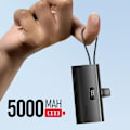 Miniatyrbillede 3 af 5: Ekstern oplader - FORCELL - F-Energy - 5000mAh - 20W - Lightning og USB C Svart