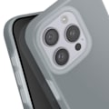 Pikkukuva 3 / 5: Suojakuori iPhone 16 Prolle - AVIZAR - Pehmeä silikoni - Korotettu reuna - Harmaa Grå