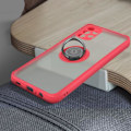 Miniatyrbild 4 av 4: Coque - Samsung - Galaxy A32 5G - Bi-material - Metallring - Videostöd Röd