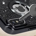 Miniatyrbillede 3 af 4: iPhone XS Max Cover Glitter Black Cover