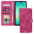 Pikkukuva 1 / 5: Samsung Galaxy A26:n Fuchsia-sateenvarjo ja näytötuki Rosa