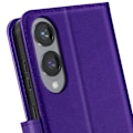 Miniatyrbillede 4 af 5: Etui til Samsung Galaxy S25 Edge Klap Tegnebog Støtte Mayaxess Lilla Lila