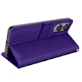Miniatyrbild 2 av 5: Etui för Samsung Galaxy S25 Edge Kläde Plånbok Stöd Mayaxess Lila Lila