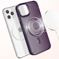 Pikkukuva 3 / 6: MagSafe-kuori iPhone 11 Pro Max - Mattapintainen, Violetin Raitainen Lila