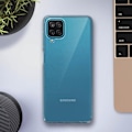 Pikkukuva 3 / 4: Samsung Galaxy A12 -kotelo joustava suoja Ohut ja kevyt läpinäkyvä valkoinen