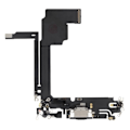 Pikkukuva 3 / 4: Latausliitin - AVIZAR - iPhone 15 Pro Max - USB C - Mikrofoni - Kuningas Sininen Titani Blå