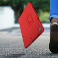 Miniatyrbillede 4 af 4: iPad Etui 2019 10.2 - AVIZAR - Rød Futteral - Øko-læder Soft Touch - Videostander - Unisex Röd