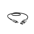 Pikkukuva 2 / 5: USB-C -kaapeli USB-sarjaan, suojattu, lataus 60W ja synkronointi 480 Mbps, 50 cm, CYGNETT, musta Svart