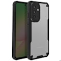 Miniatyrbild 5 av 5: Skyddsfodral för Samsung Galaxy A56 med förstärkta hörn, svart transparent Svart
