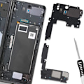 Miniatyrbillede 3 af 3: Ekstern højttaler og Intern høretelefon til Samsung Galaxy Z Fold 4 Sort Svart