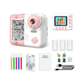Pikkukuva 1 / 3: 48 MP Instakid Kamera Lapsele, Printer ja Filtrid Valge / Roosa Rosa