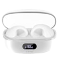 Miniatyrbild 2 av 5: Bluetooth-hörlurar - LINQ - Luftledning - Clip-on-design - Batteritid 4h - Svettresistenta Vit