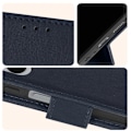 Pikkukuva 4 / 6: Midnight Blue lompakko- ja videotelinekotelo Samsung Galaxy A05s -puhelimelle - AVIZAR - Chesterfield Blå