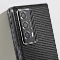 Miniatyrbillede 4 af 6: Taske til Honor Magic V2 5G - AVIZAR - Sort - Carbon Effect - 2-delt design Svart