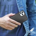 Miniatyrbillede 3 af 6: iPhone 13 Pro Max blødt sort etui og 9H gennemsigtigt hærdet glas Svart