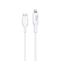 Pikkukuva 1 / 6: Lataus- ja synkronointikaapeli - JAYM - Lightning MFI - 2.4A - 2M - Valkoinen Vit