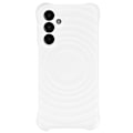 Miniatyrbillede 2 af 5: Coque Silikone til Samsung Galaxy A16 Stødabsorberende 3D Bølge tekstur iMak Hvid Vit