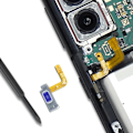Miniatyrbild 3 av 4: Nappknapp för Samsung Galaxy S21 och S21 Plus Original Samsung Gul Gul