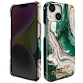 Pikkukuva 2 / 5: iPhone 14 Plus -kotelo marmoroitu Ylellinen Ultraohut Kultainen Jade Marble iDeal of Sweden Tummanvihreä