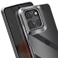 Pikkukuva 4 / 5: Coque pour Motorola Moto G75 Contour Silicone Dos Acrylique Transparent Transparent
