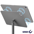 Miniatyrbillede 3 af 5: Supportbureau iPad Air 13' 2024 / Pro 12.9' i Aluminium Rotativ wiwu Grå