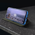 Miniatyrbild 4 av 4: Fodral - AVIZAR - Oppo A5 2020 / A9 2020 - Rött eko-läder - Videostöd - Kortfack Röd