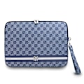 Miniatyrbillede 1 af 2: Computer Case 13-14 inches - Checkered and Striped Patterns - Blue