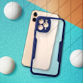 Miniatyrbillede 3 af 4: Coque iPhone 11 Pro Max - AVIZAR - Stødabsorberende - Plexiglas - Mørkeblå kant - Stiv Midnattsblå
