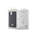Pikkukuva 3 / 3: Kotelo Apple iPhone 15 Triangle Strass 4G Guess Black -puhelimelle Svart