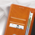 Miniatyrbild 3 av 6: Plånboksfodral för Xiaomi Poco X6 Pro Magnetisk flikstöd Orange