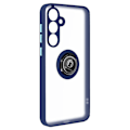 Pikkukuva 1 / 6: Kotelo Samsung Galaxy A35:lle - AVIZAR - Metallirengasjalusta - Keskiyönsininen Blå