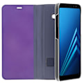 Miniatyrbillede 4 af 4: Étui Galaxy A8 - AVIZAR - Folio Mirror Cover - Hård skal - Støttefunktion - Lilla Lila