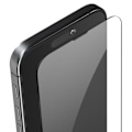 Miniatyrbillede 2 af 6: Hærdet glas - AVIZAR - iPhone 16 - 9H hårdhed - Fuld lim - 5D med sort applikator Svart