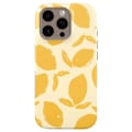 Miniatyrbild 1 av 5: Coque MagSafe för iPhone 16 Pro Max Elegant Mönster Citron Tart Burga Gul Gul